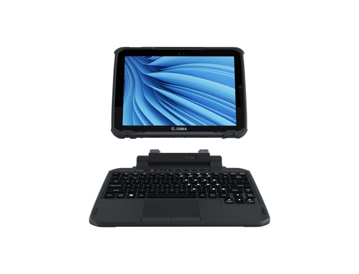 Zebra ET80 Rugged Tablet Terminal– 12" Windows 10 Pro, 2D Scanner, Wi-Fi 6, NFC - Image 1